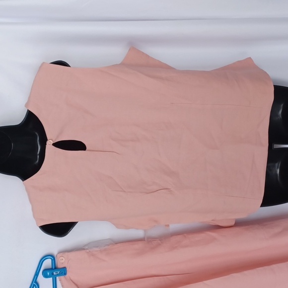 STUDIO 101 3pc Pink top, pants & Jacket Suit Set * sz Large, new old stock, vtg - Picture 6 of 9